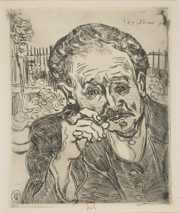 Vincent Van Gogh, "LHomme à la pipe"1890 c Trustees of the British Museum.